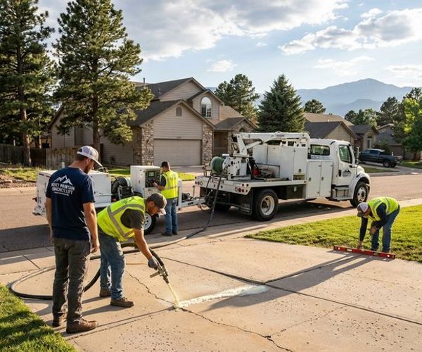 Concrete leveling service in Fountain, Colorado